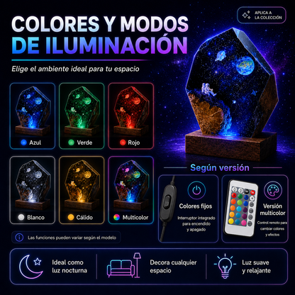 Lámpara Decorativa Espacial LED